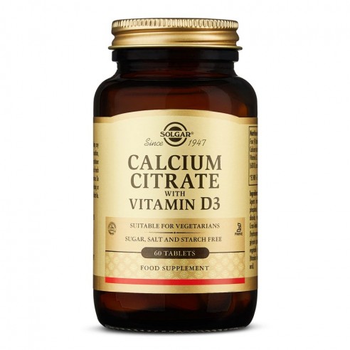 SOLGAR CALCIO CITRATO CON VITAMINA D...