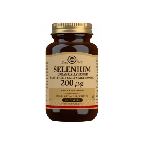SOLGAR SELENIO S/LEVADURA 200 MCG