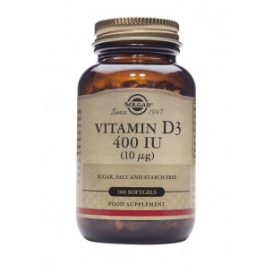 SOLGAR VITAMINA D3 400 UI...