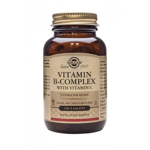 SOLGAR VIT B COMPLEX  VIT C 100 COMP...