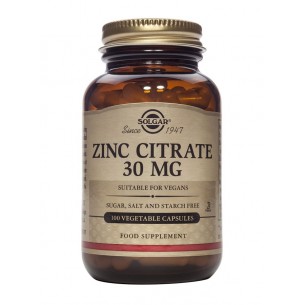 SOLGAR CITRATO ZINC 30 MG...