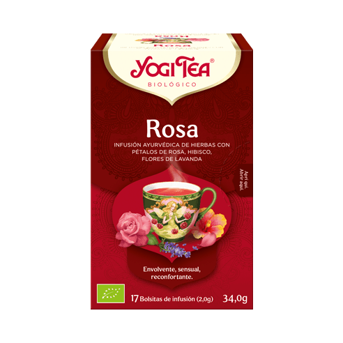 YOGI TEA ROSA 17 BOLSITAS INFUSION