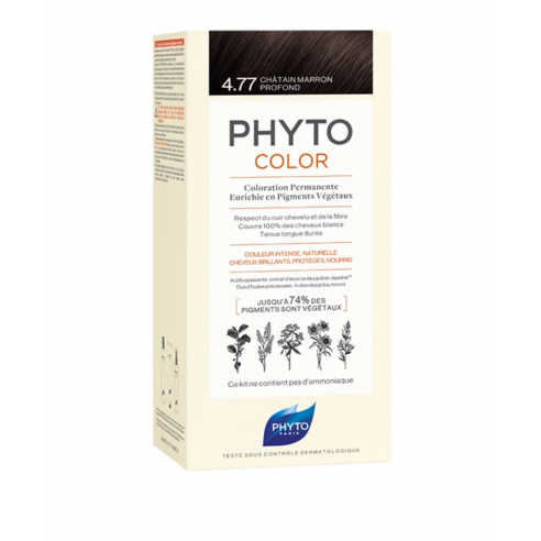 PHYTO COLOR 4,77 CASTAÑO MARRON INTENSO