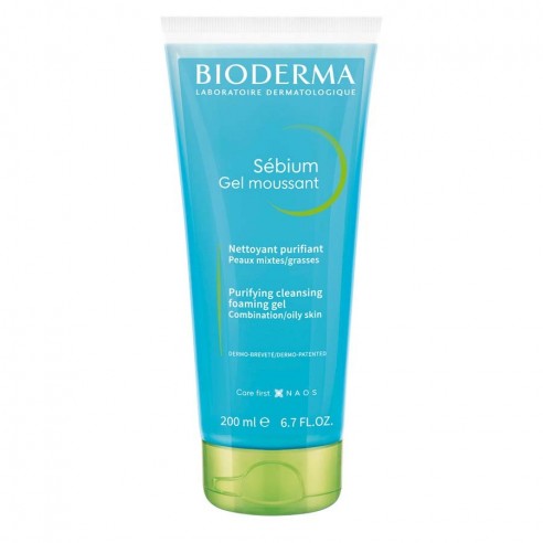 BIODERMA SEBIUM GEL MOUSSANT 200 ML