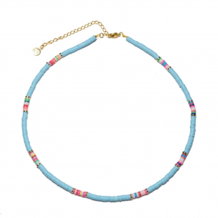 LOOM COLLAR CUENTAS AZUL...
