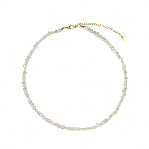 LOOM COLLAR PERLAS GRANDES DORADO