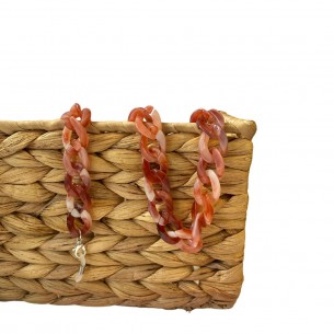 CADENA-COLLAR GRANDE TERRACOTA