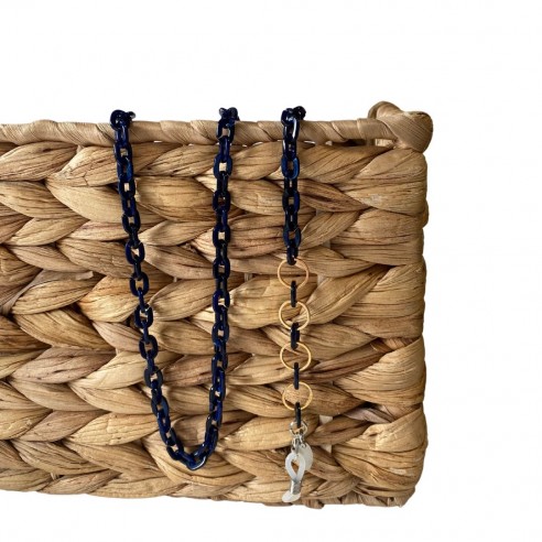 CADENA-COLLAR PEQUEÑA AZUL
