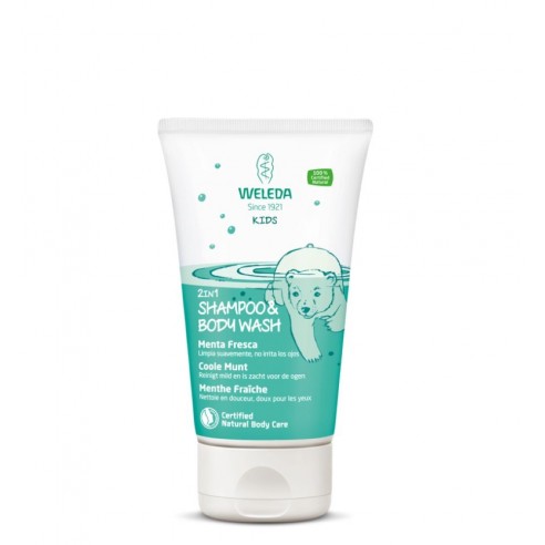 WELEDA CHAMPU Y GEL DE DUCHA MENTA...