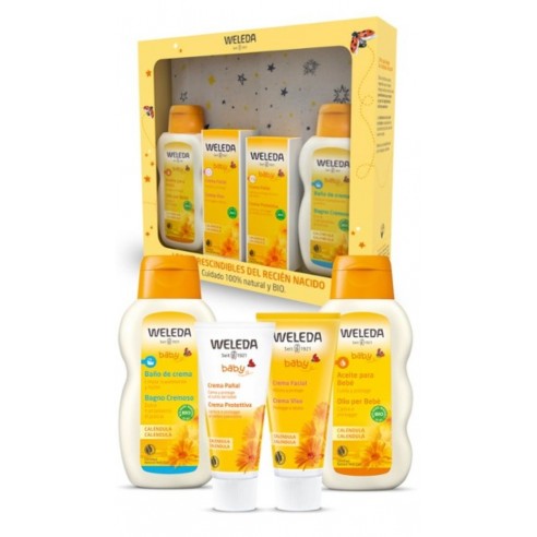 WELEDA SET BIENVENIDO BEBE CON CAMBIADOR