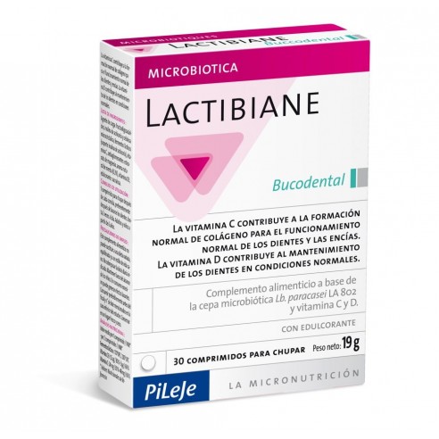 LACTIBIANE BUCODENTAL 30 COMPRIMIDOS...