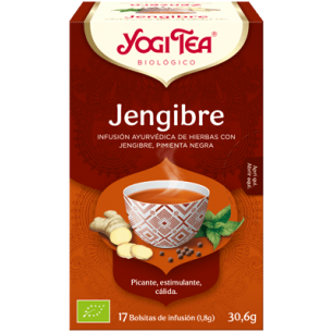YOGI TEA JENGIBRE 17 BOLSITAS