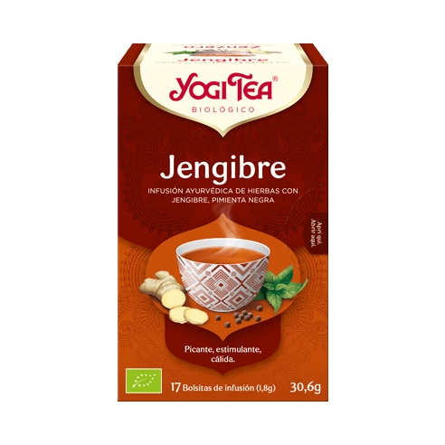 YOGI TEA JENGIBRE 17 BOLSITAS