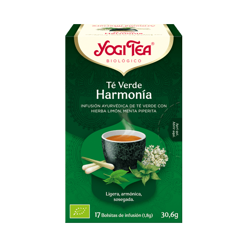 YOGI TEA TE VERDE ARMONIA 17 BOLSITAS