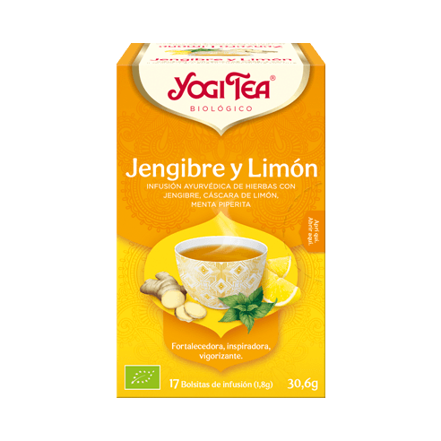 YOGI TEA JENGIBRE LIMON 17 BOLSITAS
