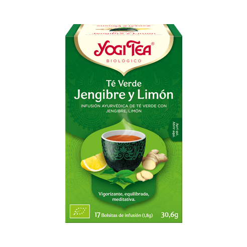 YOGI TEA VERDE JENGIBRE LIMON 17...