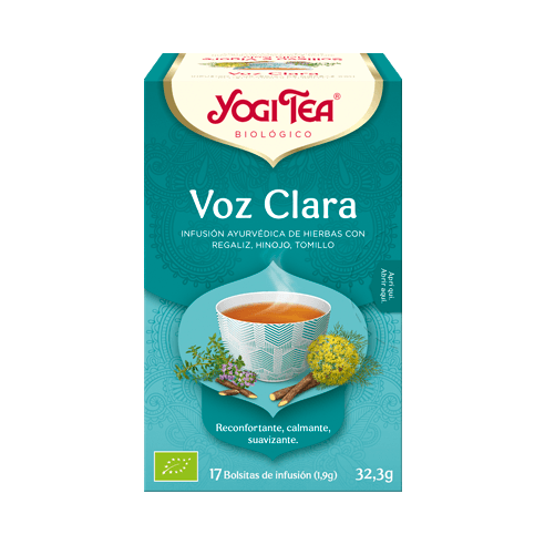 YOGI TEA VOZ CLARA 17 BOLSITAS