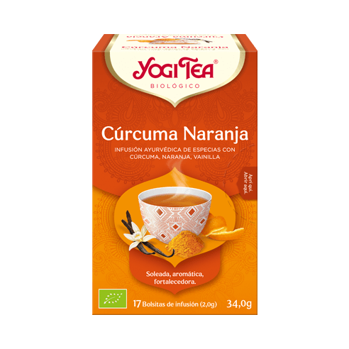 YOGI TEA CURCUMA NARANJA 17 BOLSITAS
