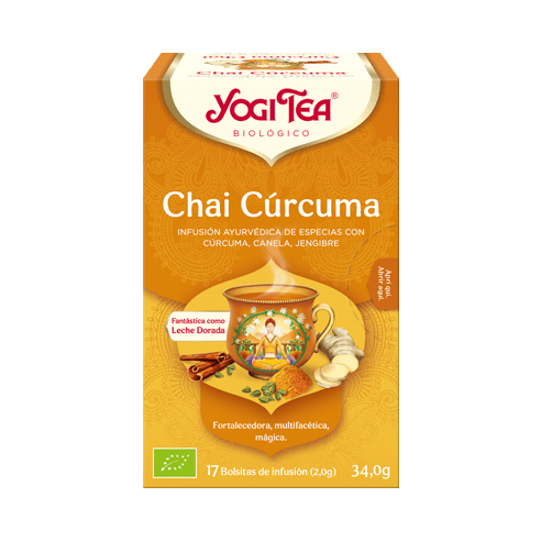 YOGI TEA CHAI CURCUMA 17 BOLSITAS