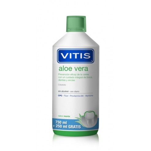 VITIS ENJUAGUE BUCAL ALOE VERA 1 L