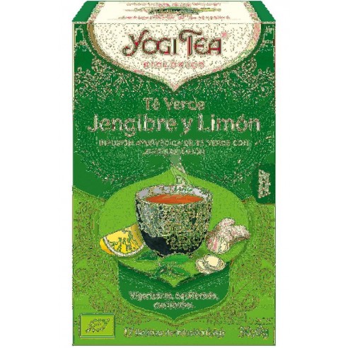 YOGI TEA VERDE JENGIBRE LIMON 17...