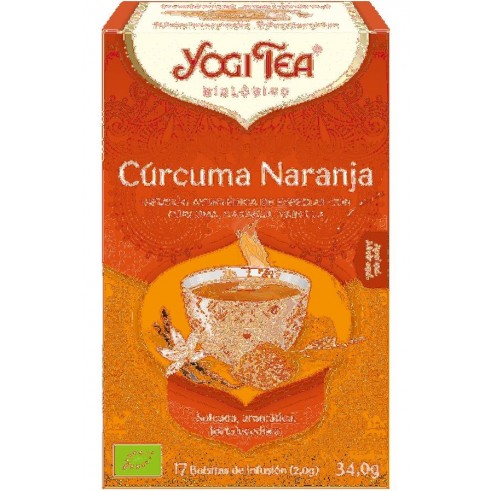 YOGI TEA CURCUMA NARANJA 17 BOLSITAS