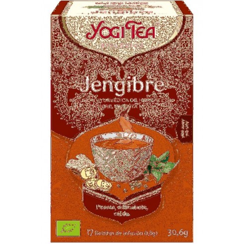 YOGI TEA JENGIBRE 17 BOLSITAS