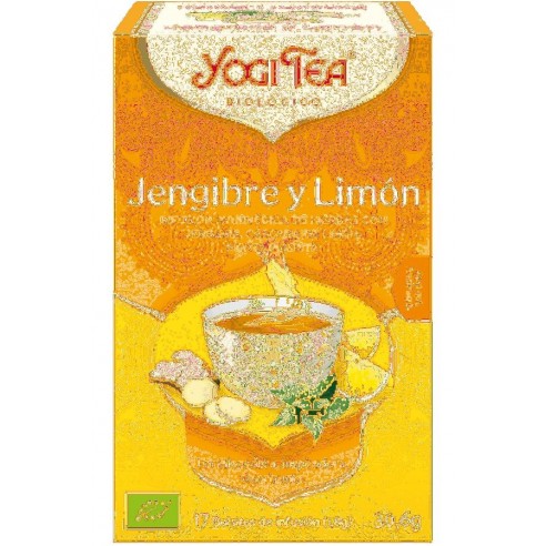 YOGI TEA JENGIBRE LIMON 17 BOLSITAS